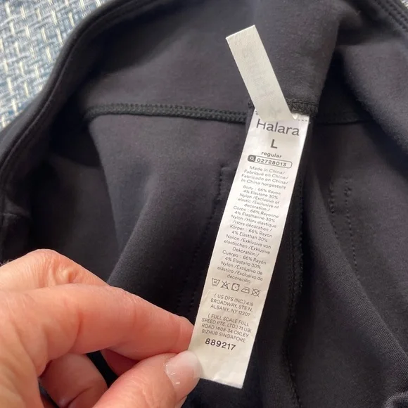 HALARA Pull-on High-Waist Black Flared Pant Large - Picture 10 of 10